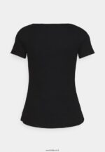 femmes t-shirt basique noir 006BT248 Anna Field - Image 2