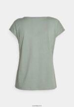femmes t-shirt basique vert clair 006BT322 Anna Field - Image 2