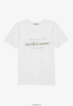 femmes t-shirt imprimé blanc 006BT239 Anna Field - Image 4