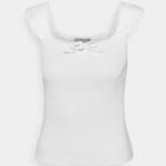femmes t-shirt imprimé blanc 006BT258 Anna Field