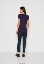 femmes t-shirt imprimé bleu foncé 006BT355 Anna Field - Image 3