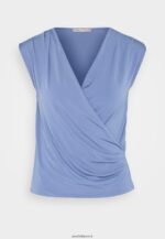 femmes t-shirt imprimé bleu-gris 006BT320 Anna Field - Image 5