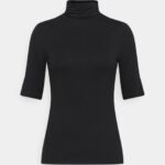 femmes t-shirt imprimé noir 006BT251 Anna Field