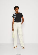 femmes t-shirt imprimé noir 006BT331 Anna Field - Image 2