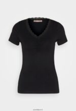 femmes t-shirt imprimé noir 006BT353 Anna Field - Image 5