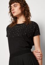 femmes t-shirt imprimé noir 006BT358 Anna Field - Image 4