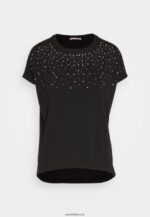 femmes t-shirt imprimé noir 006BT358 Anna Field - Image 5