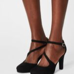 femmes talons hauts noir 006BT1727 Anna Field