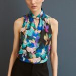 femmes top bleu/violet 006BT505 Anna Field