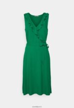 femmes volant robe midi robe de jour vert 006BT7 Anna Field