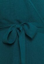 femmes wrap v ausschnitt mini srickkleid mit grtel robe droite sarcelle profonde 006BT207 Anna Field - Image 3